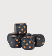 Black/Gold Terninger